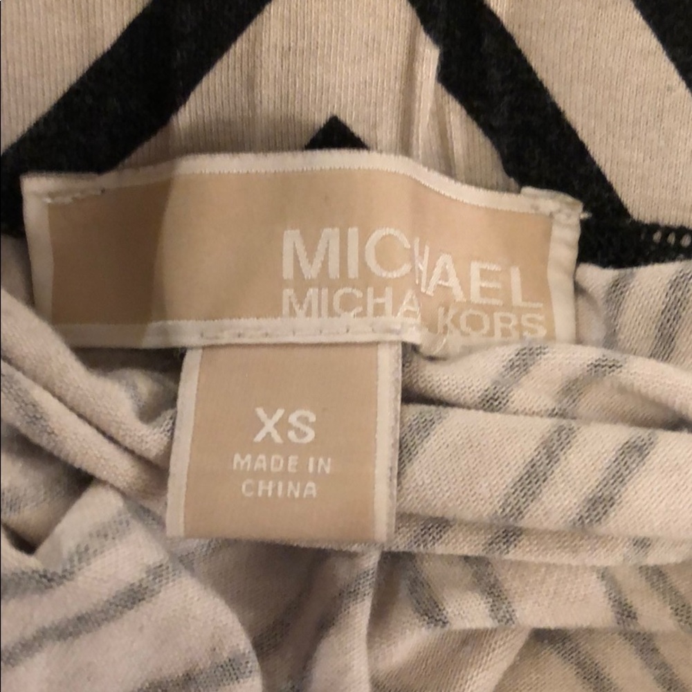 Michael Kors Black and White Striped maxi skirt - Picture 4 of 4